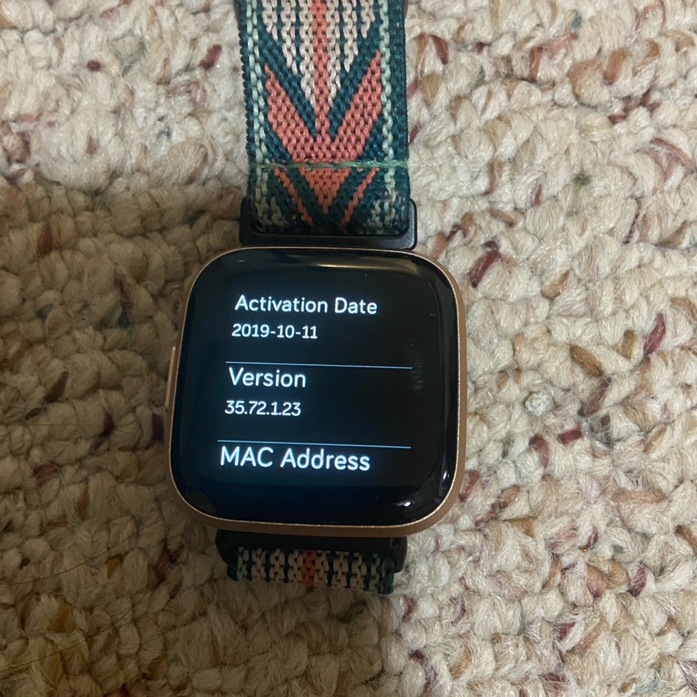 Fitbit Versa 2 with Navy and Copper Accents - Picture 5 of 10